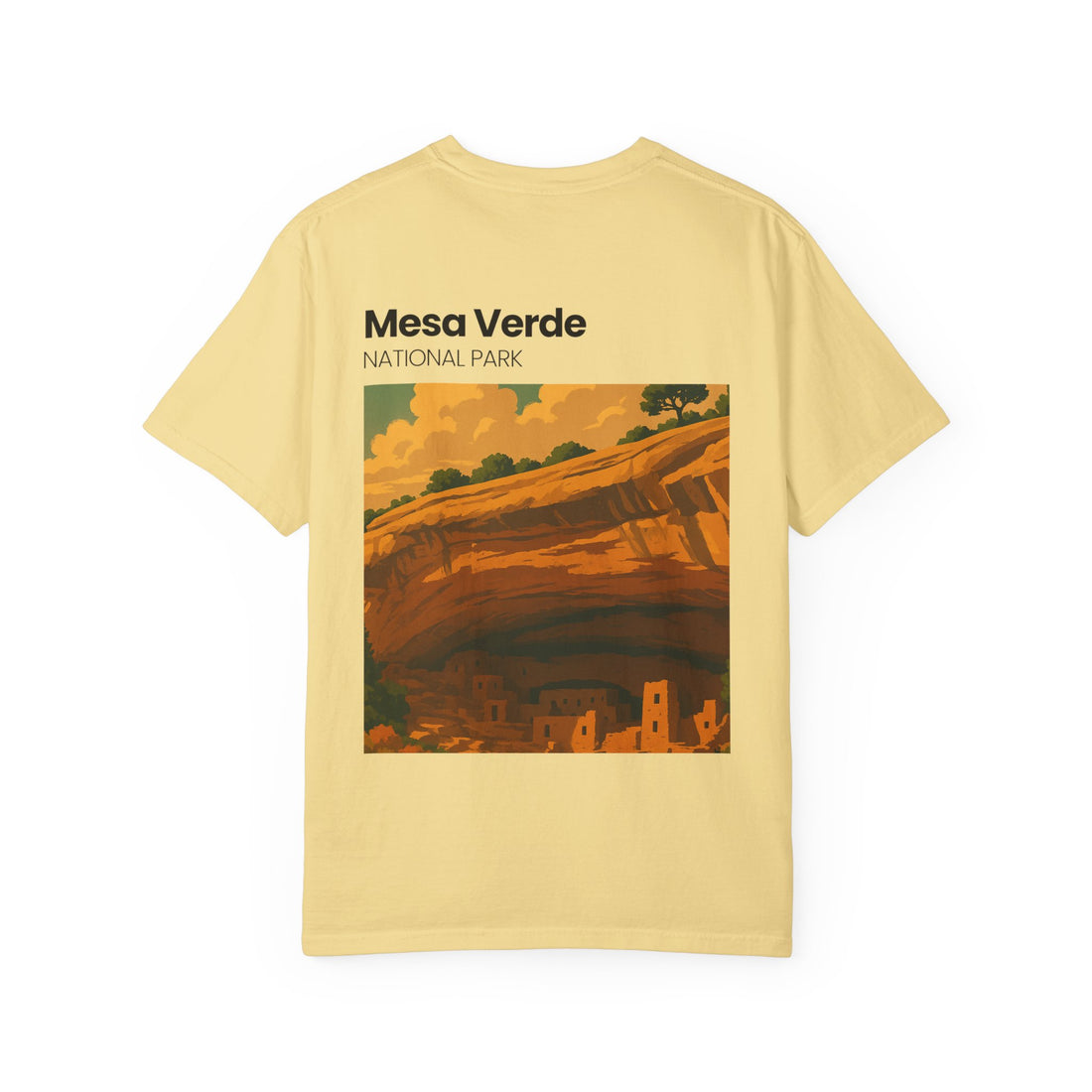 Mesa Verde National Park T-Shirt | Cliff Dwelling Vintage Poster Design
