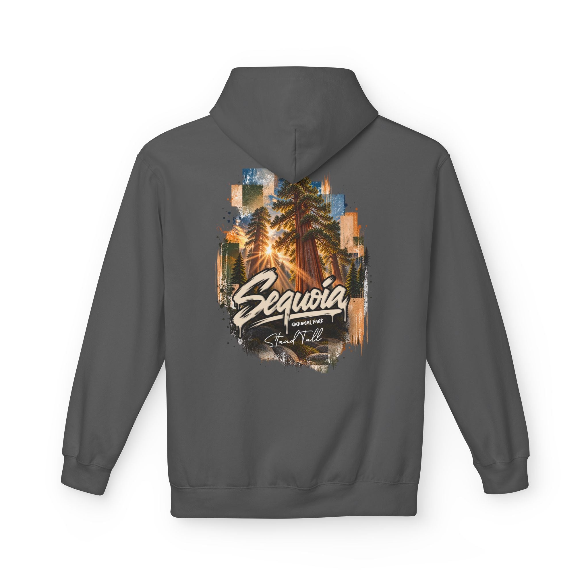 Sequoia National Park – Sun Beams Stand Tall Graphic Hoodie