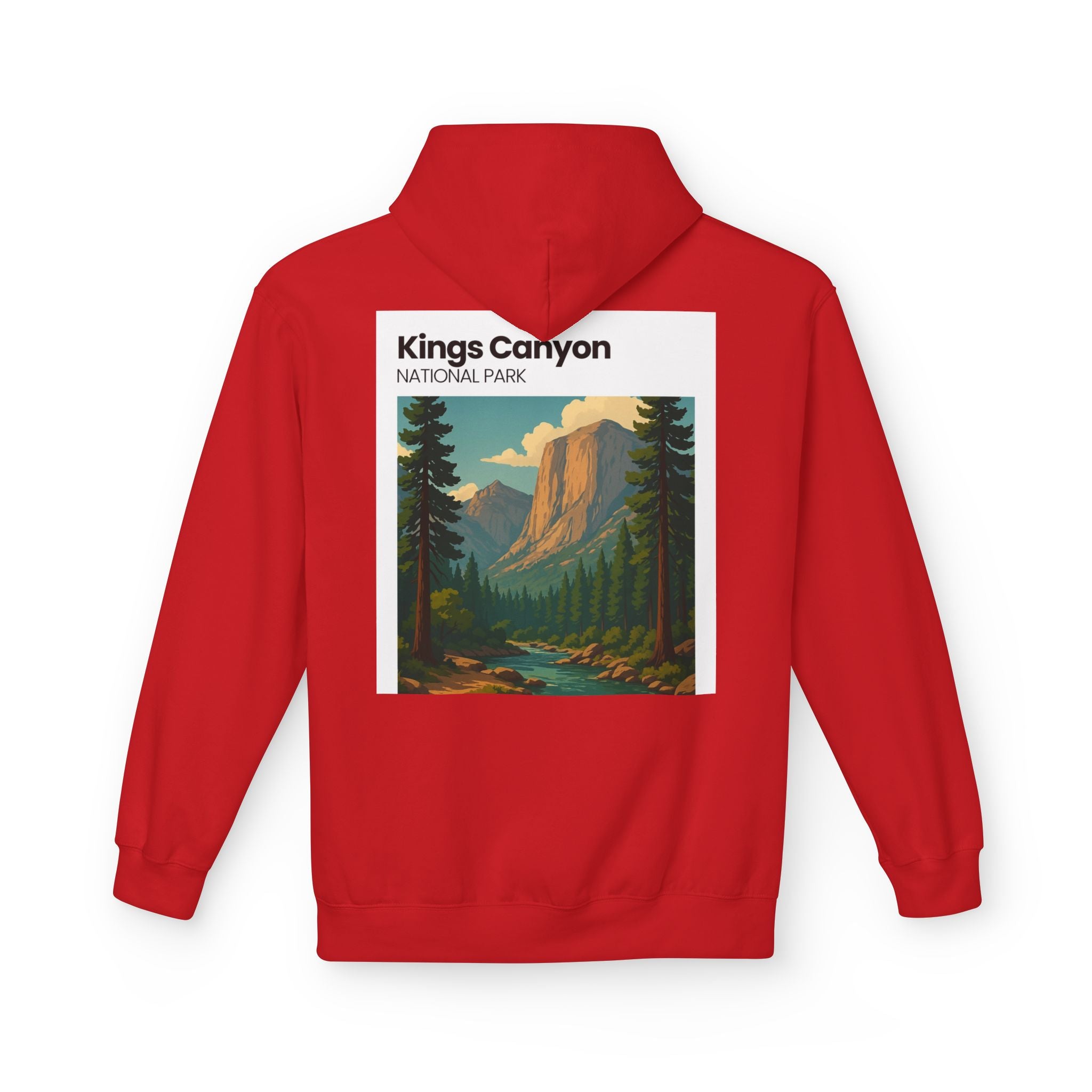 Kings Canyon National Park Hoodie | Vintage Landscape Graphic