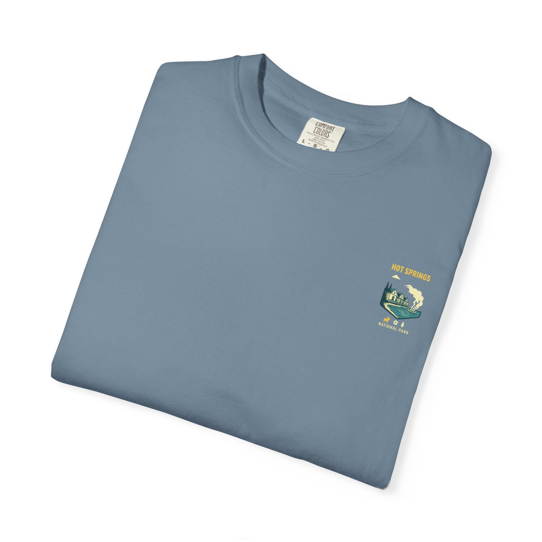 Hot Springs National Park graphic T-shirt | Scenic Hot Spring Illustration