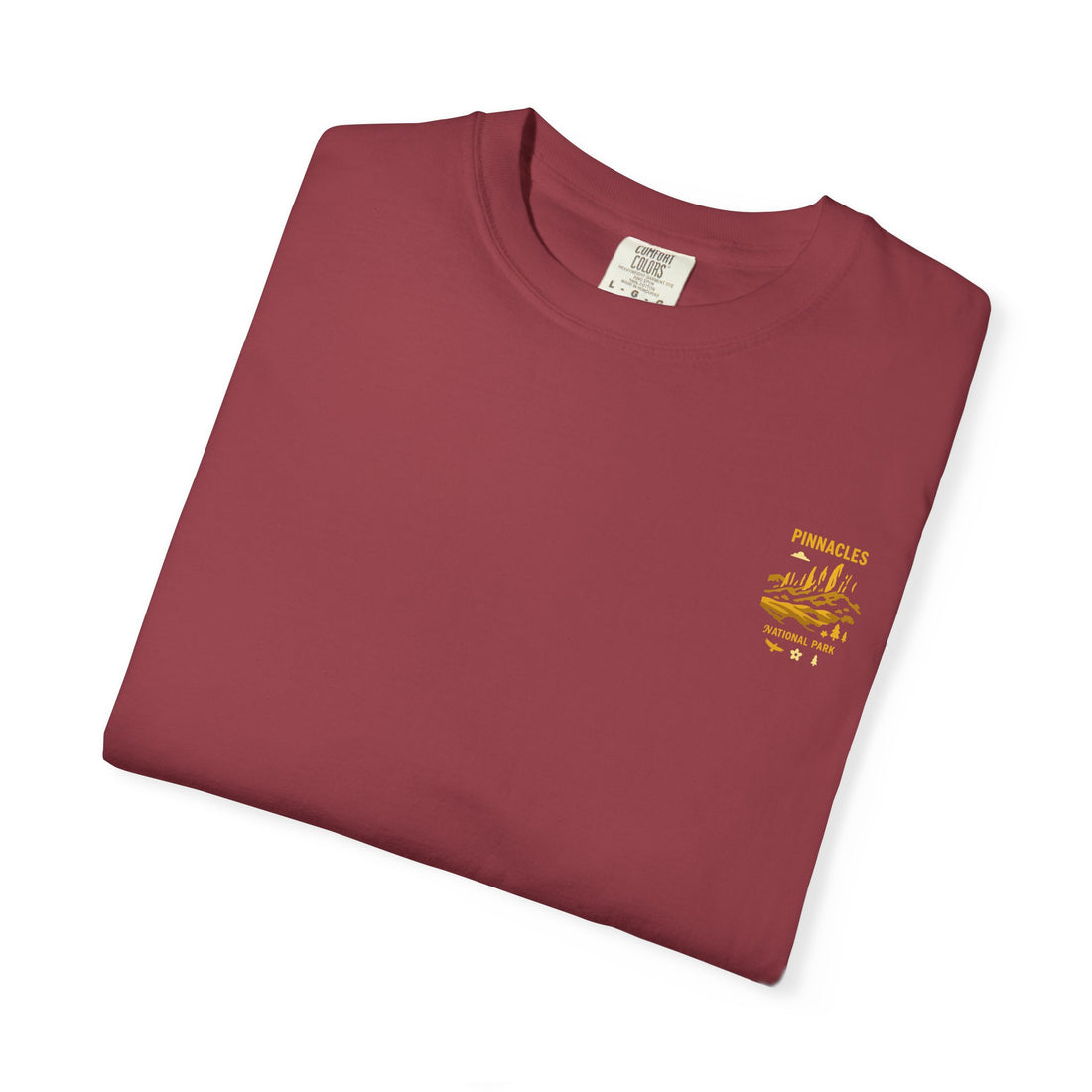 Pinnacles National Park landscape T-Shirt | retro nature poster design
