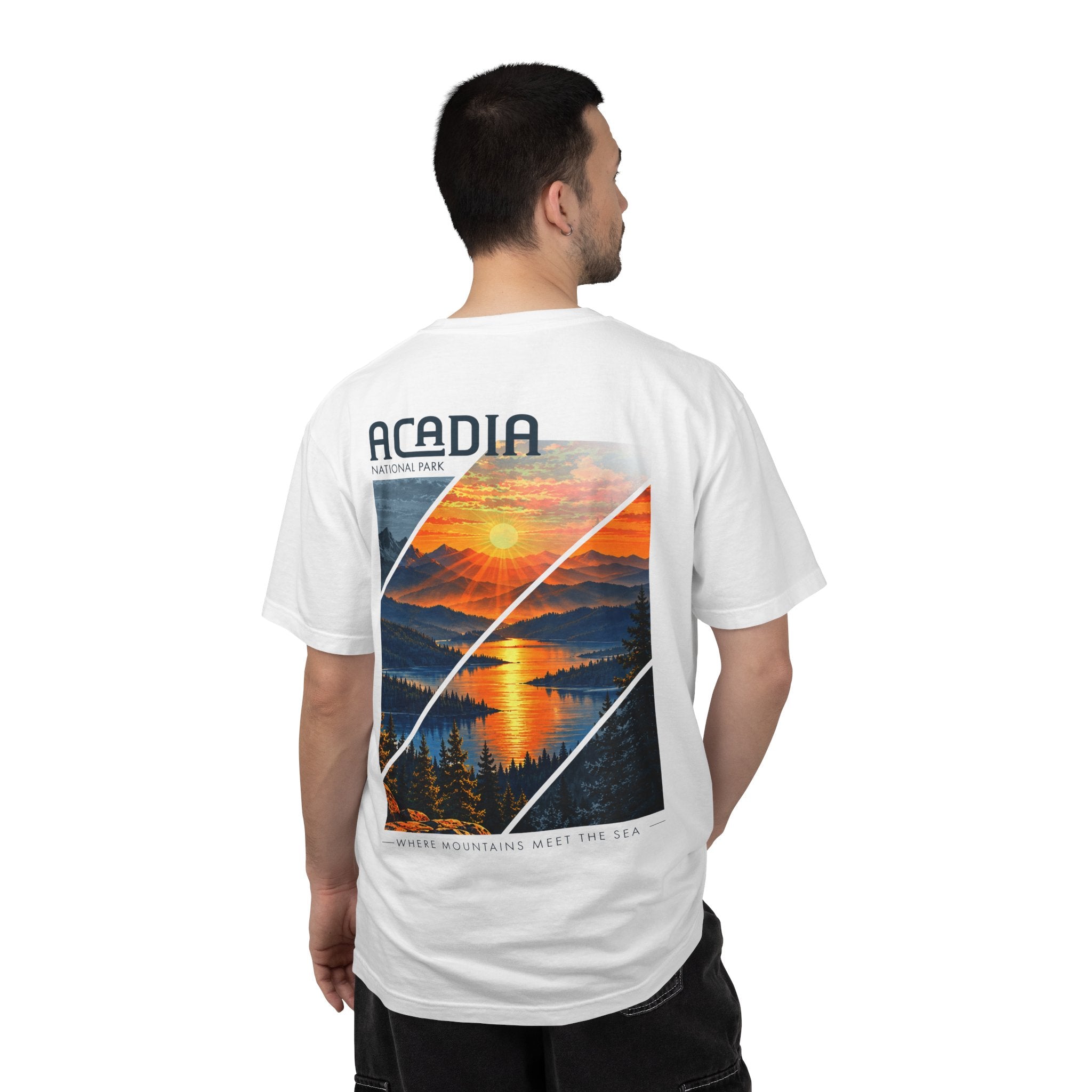 Acadia National Park Sunrise Graphic T-Shirt
