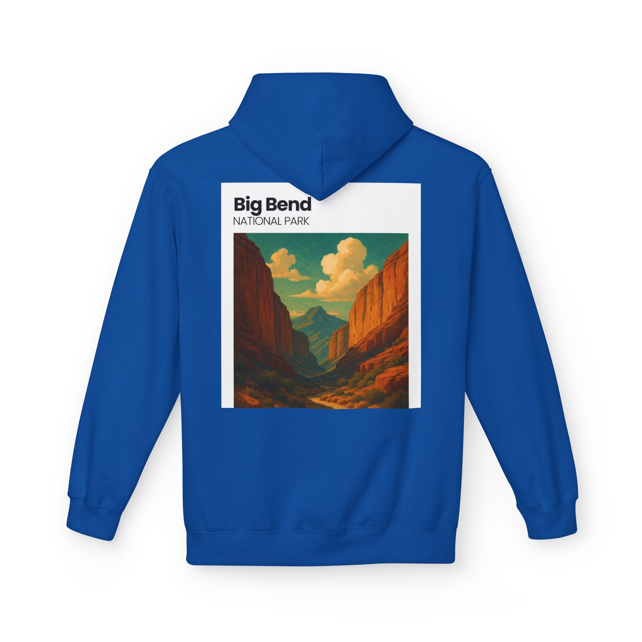 Big Bend National Park Hoodie | Vintage Canyon Landscape Print