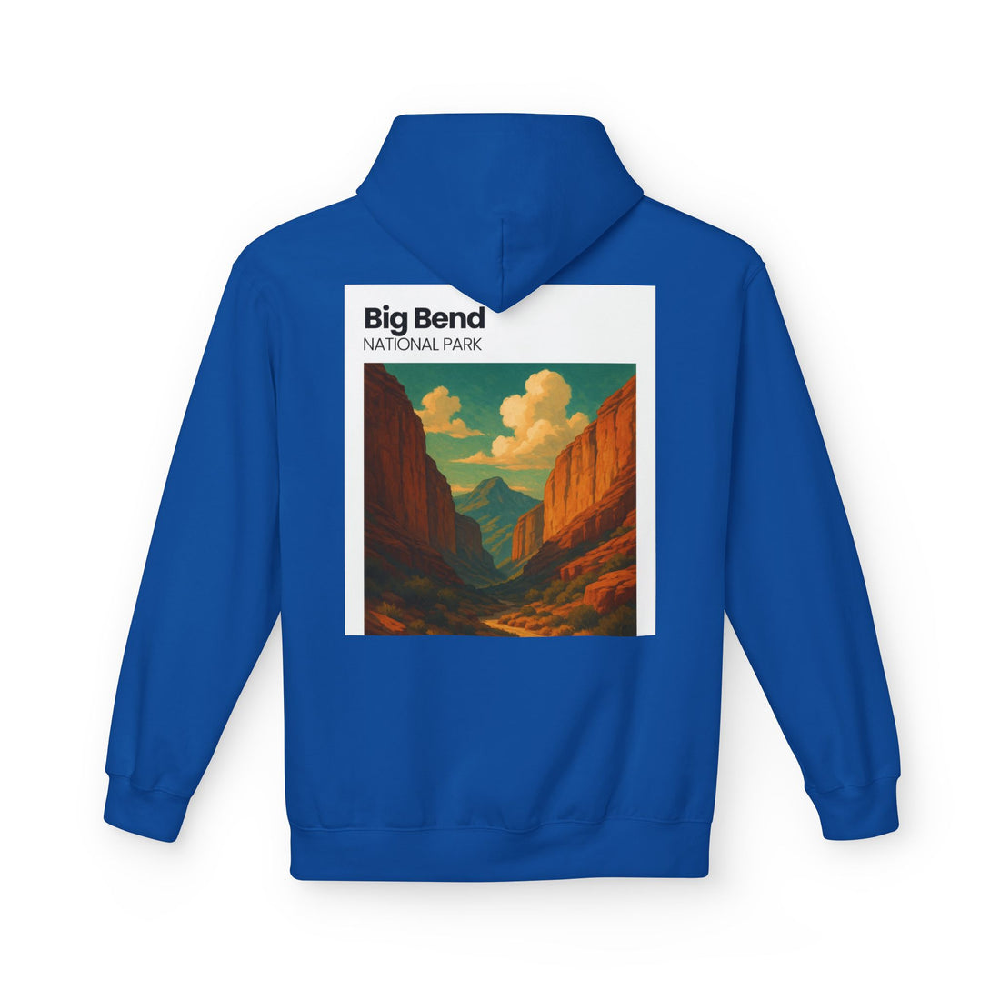 Big Bend National Park Hoodie | Vintage Canyon Landscape Print