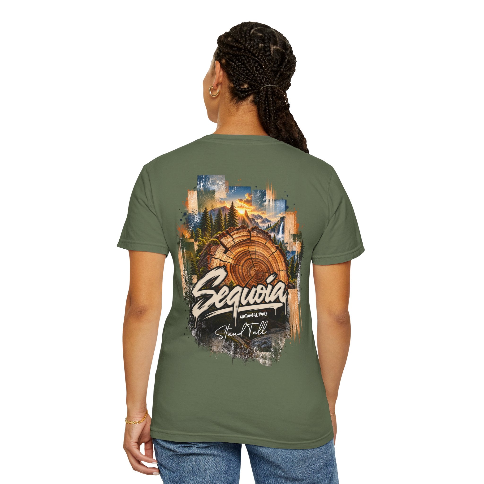 Sequoia National Park – Tree Rings Stand Tall Graphic T-Shirt
