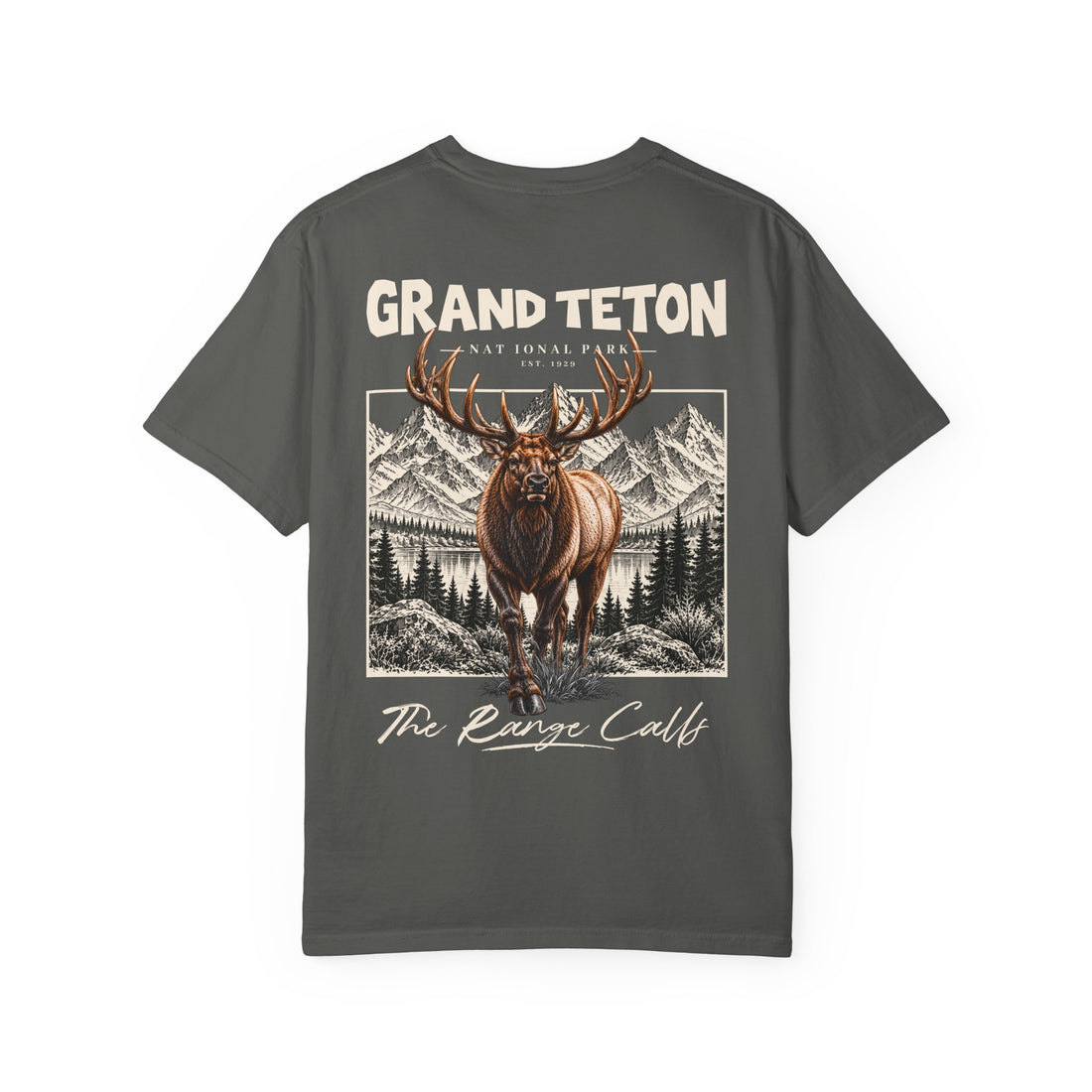 Grand Teton National Park Elk Graphic T-Shirt
