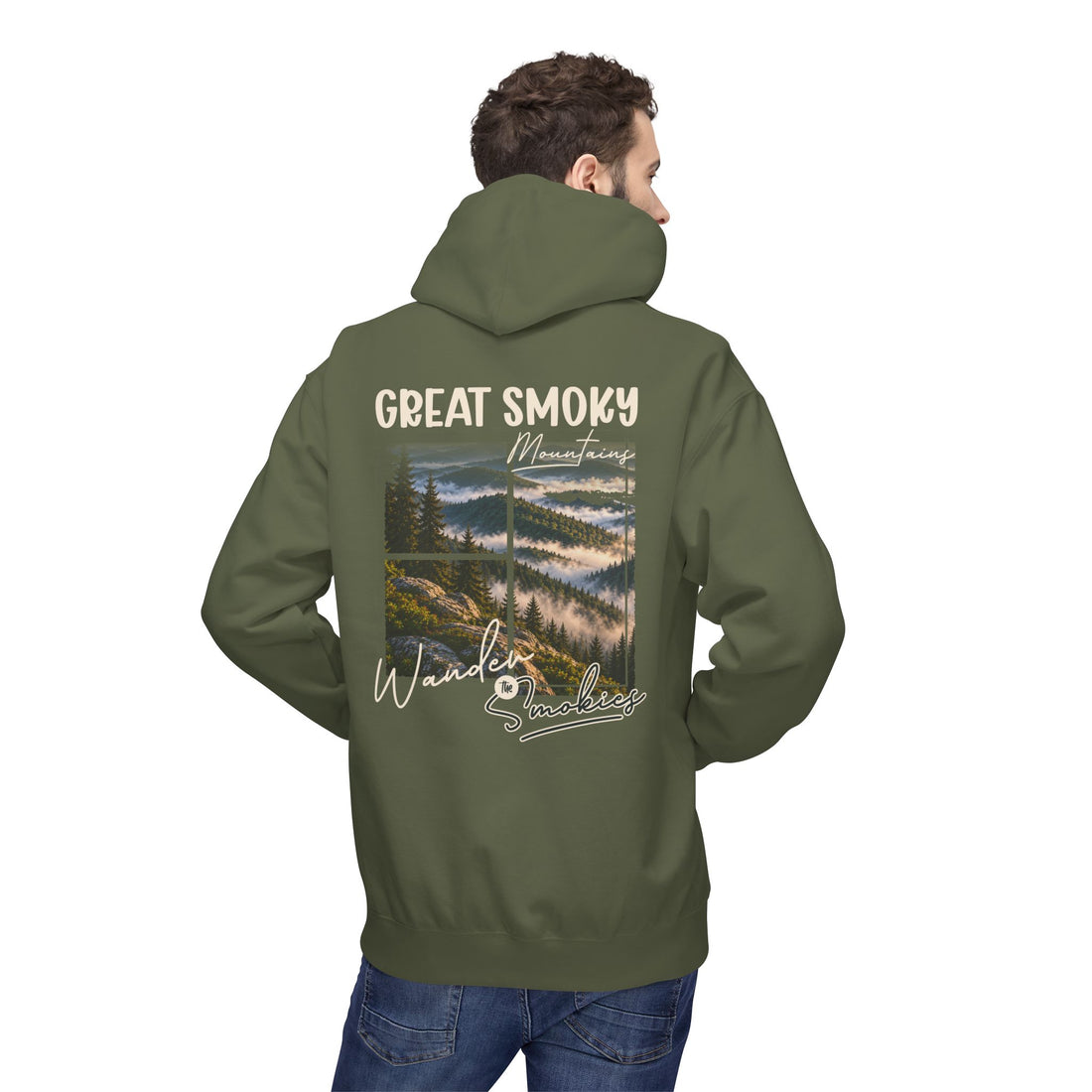 Great Smoky Mountains Misty Ridges Graphic hoodie