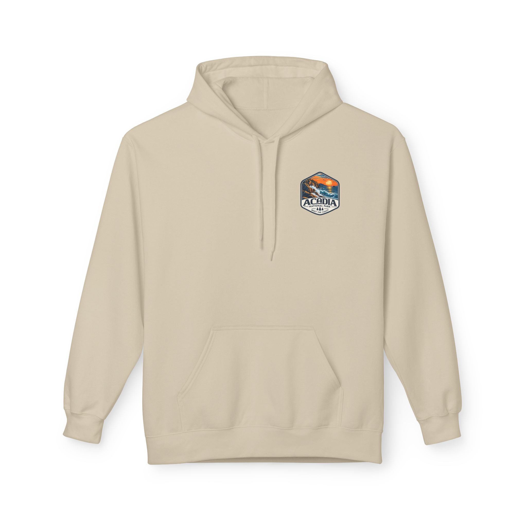 Acadia National Park Rocky Coast Graphic hoodie