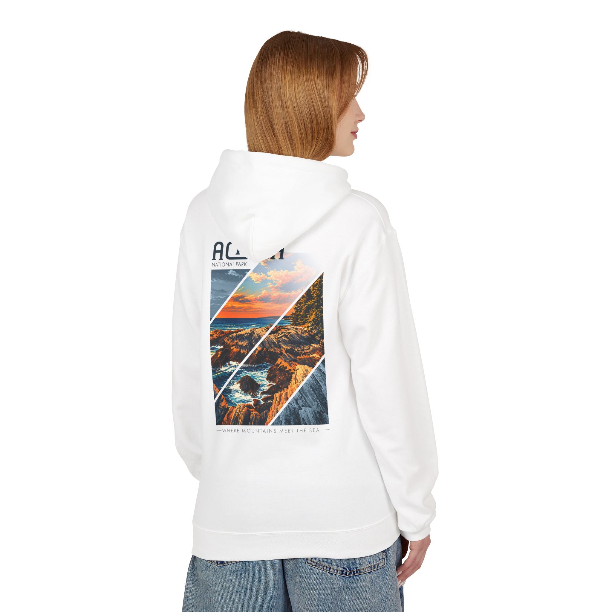 Acadia National Park Rocky Coast Graphic hoodie