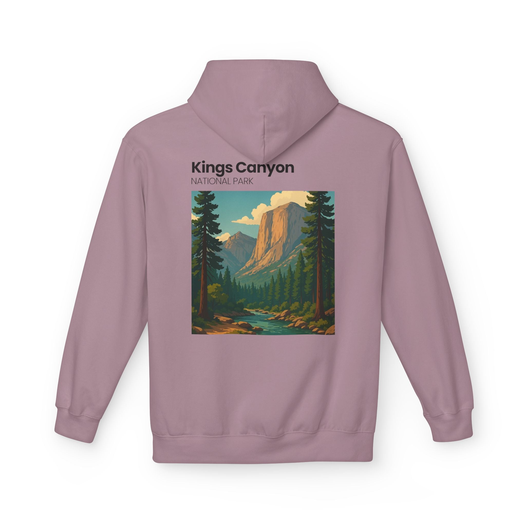 Kings Canyon National Park Hoodie | Vintage Landscape Graphic