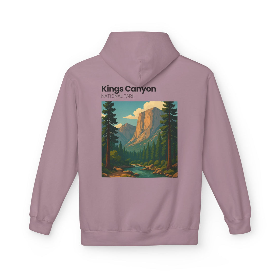 Kings Canyon National Park Hoodie | Vintage Landscape Graphic