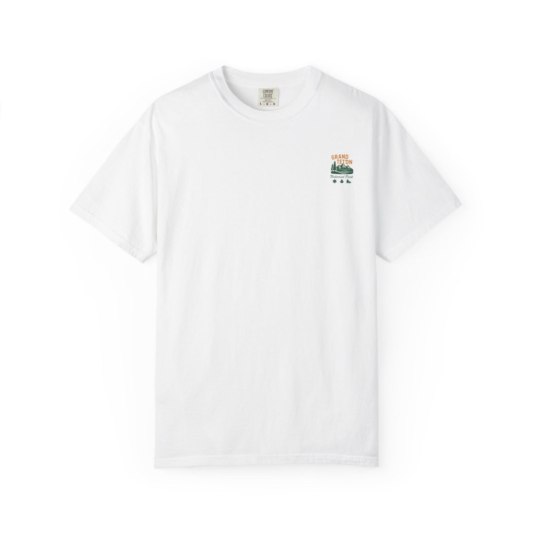 Grand Teton National Park Moose T-Shirt | Vintage Mountain Landscape