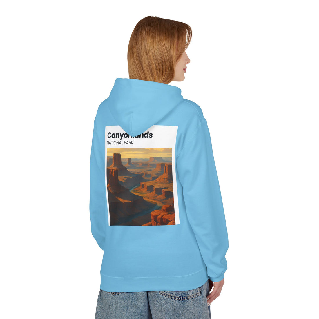 Canyonlands National Park landscape Hoodie | Retro desert canyon art