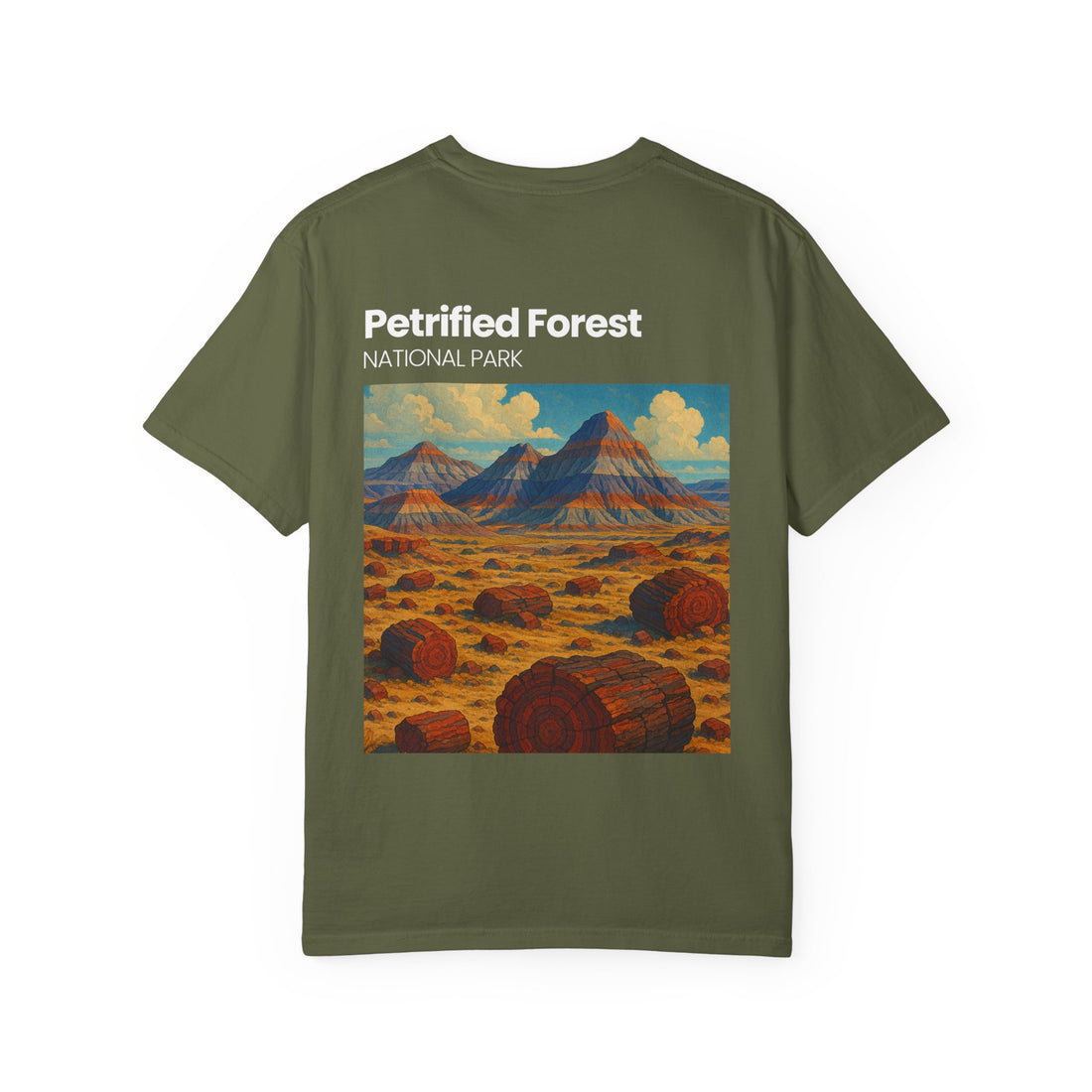 Petrified Forest National Park Poster T-shirt | Vintage Landscape Print