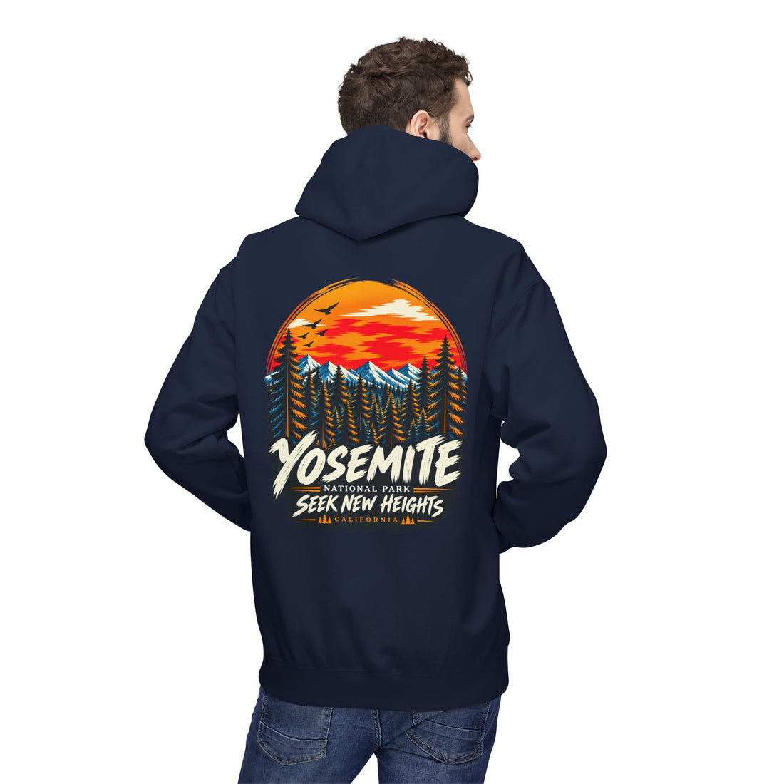 Yosemite National Park Pine Forest – Seek New Heights Hoodie