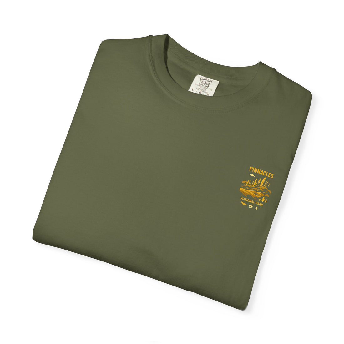 Pinnacles National Park landscape T-Shirt | retro nature poster design