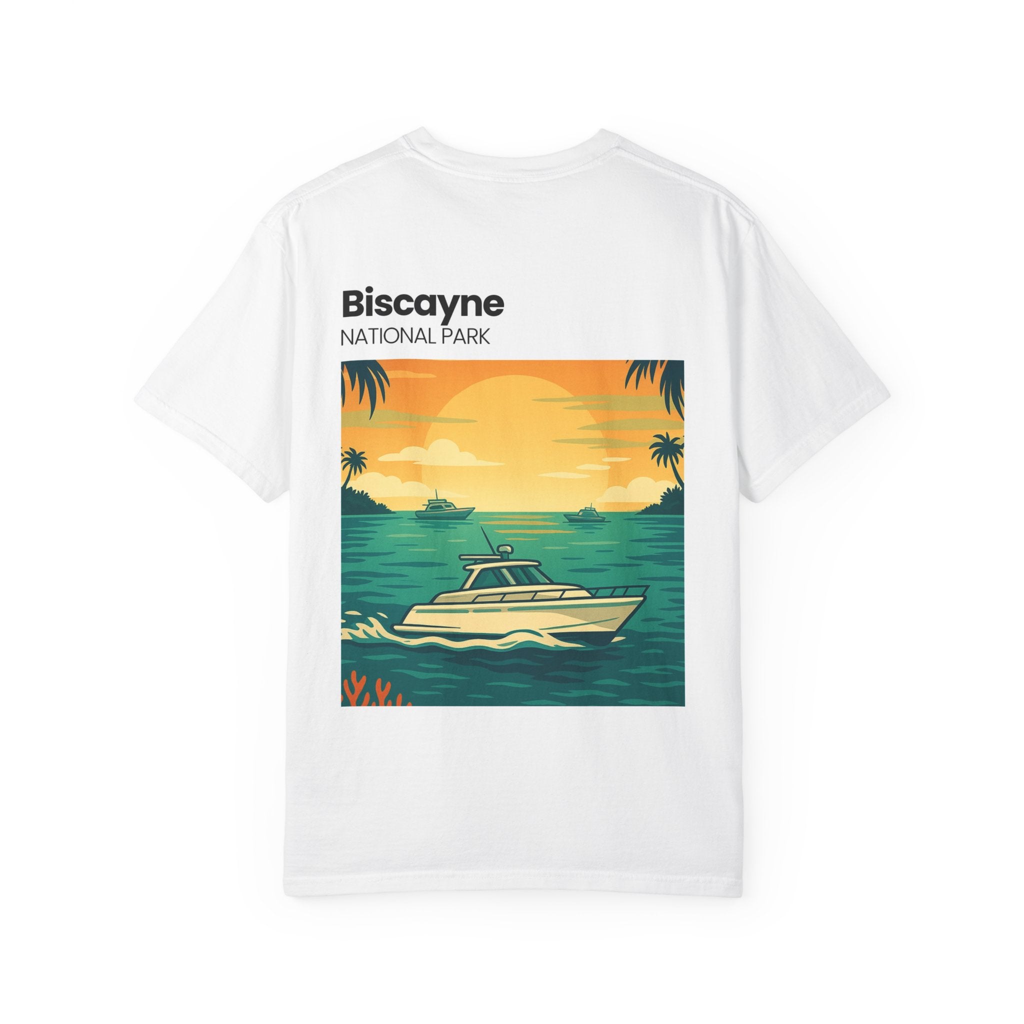 Biscayne National Park Boat Sunset T-Shirt