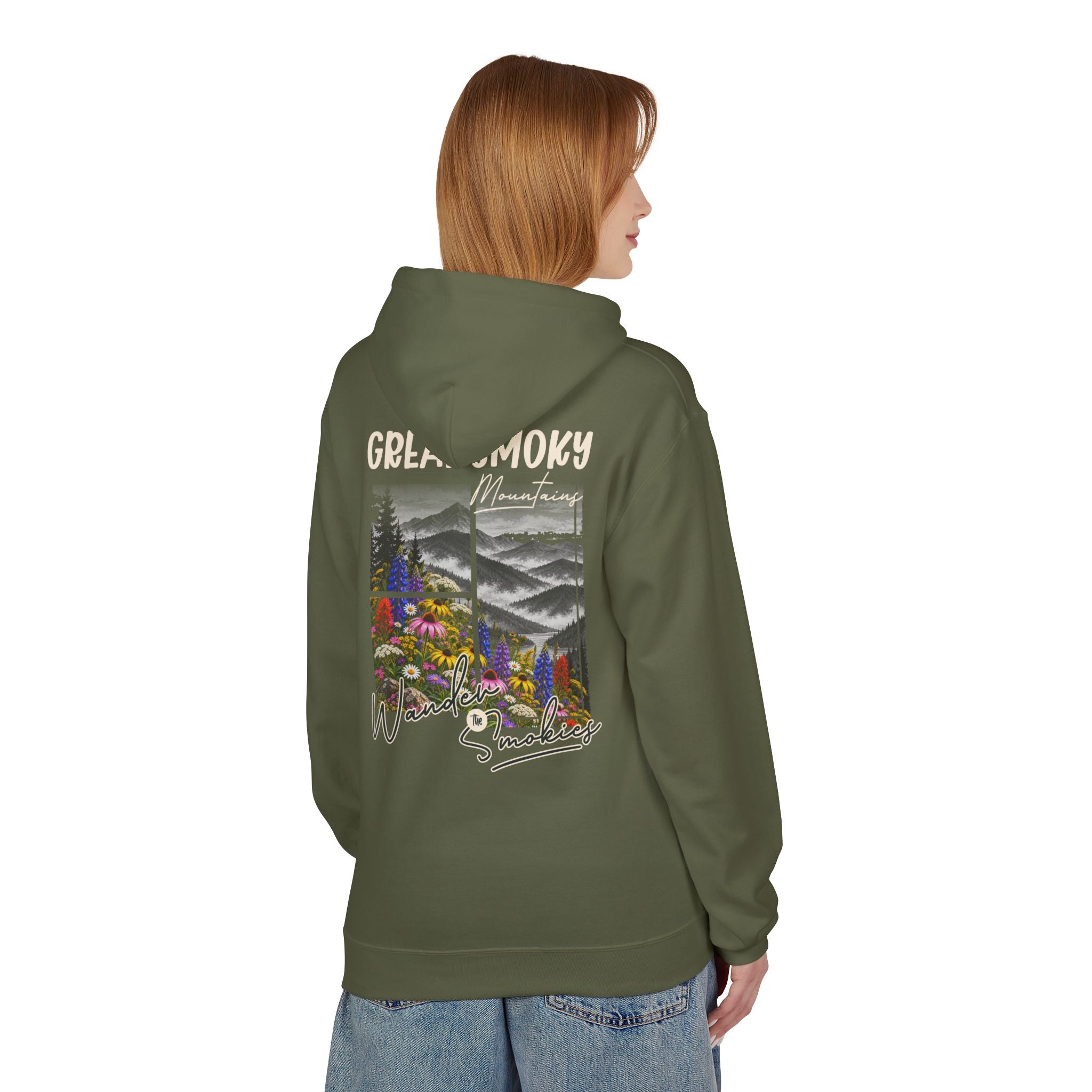 Great Smoky Mountains Wildflowers Graphic hoodie
