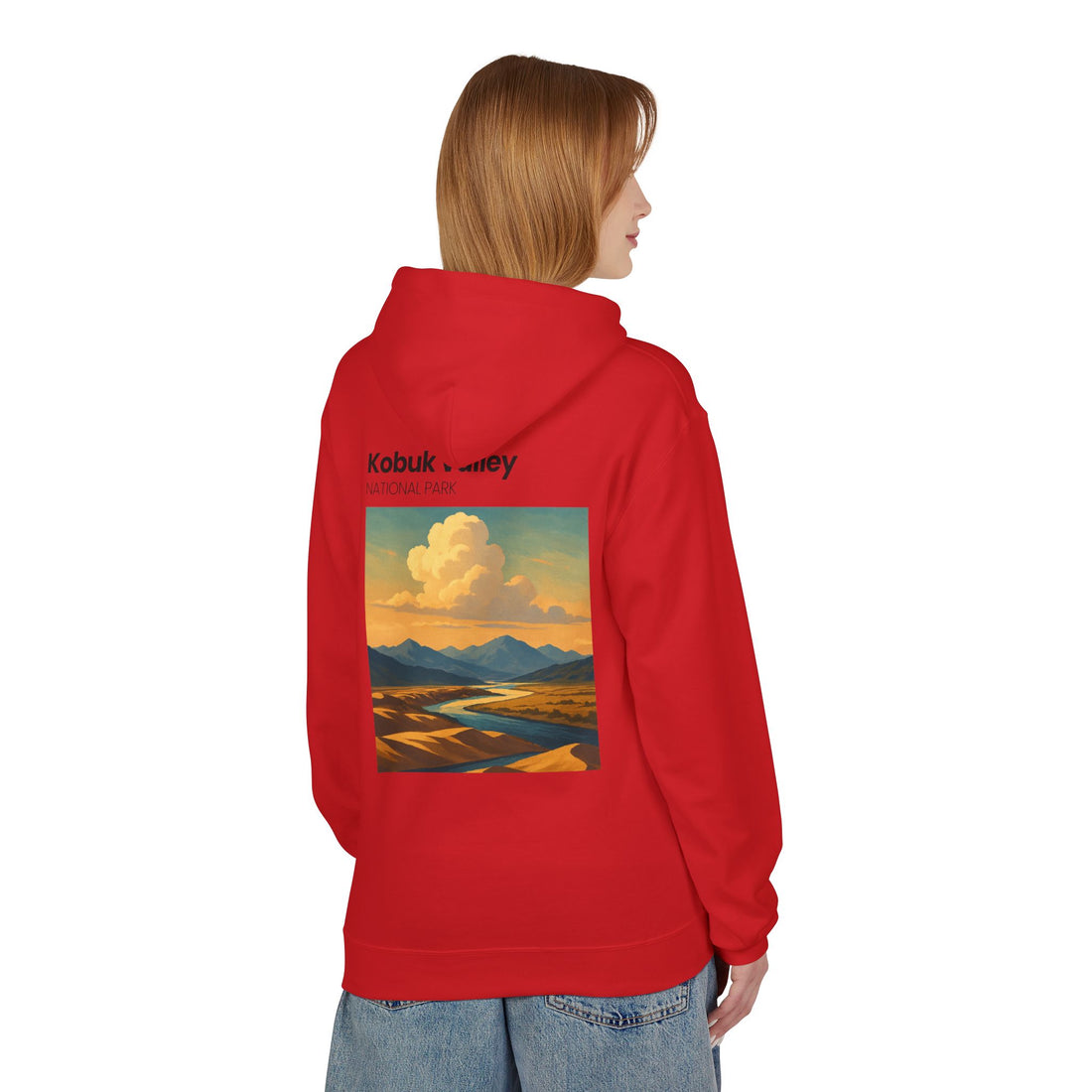 Kobuk Valley National Park landscape Hoodie | Vintage travel poster style