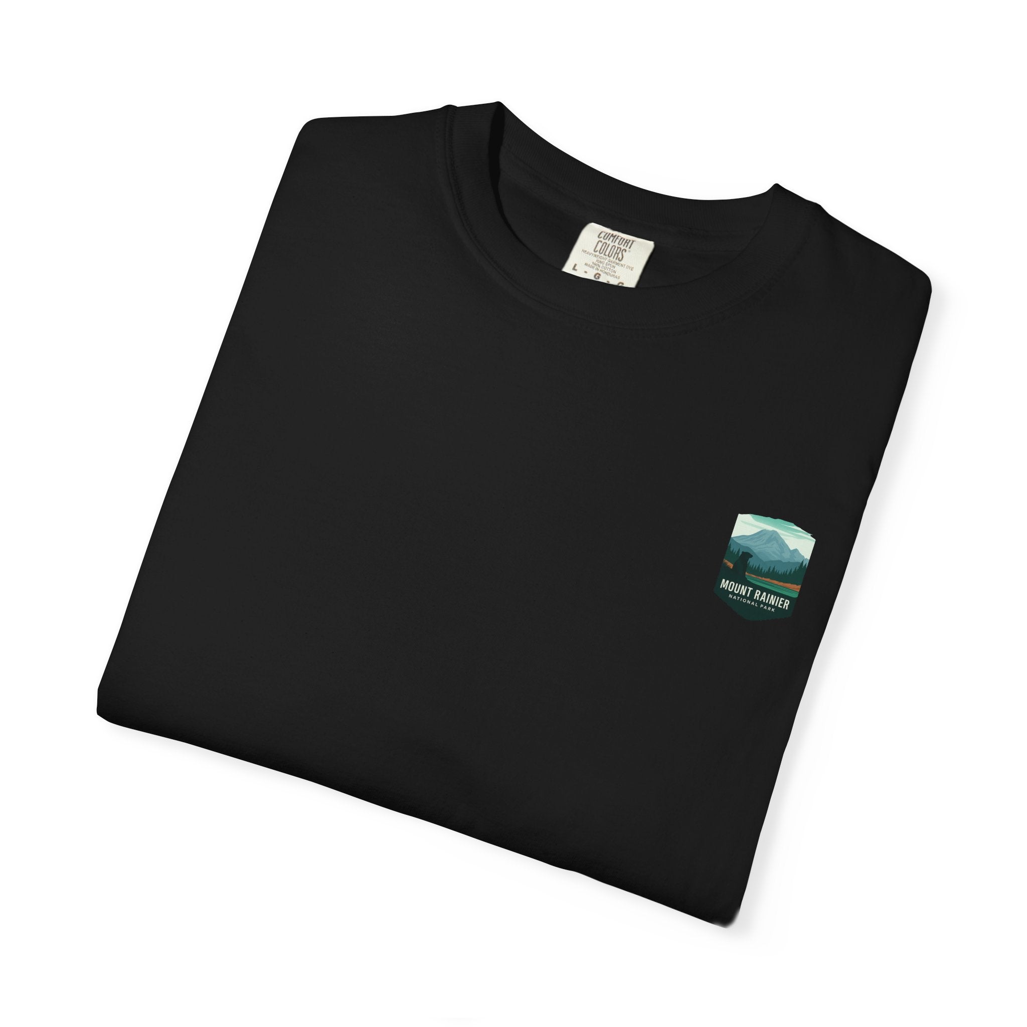 Mount Rainier National Park Poster T-Shirt | Vintage Landscape Graphic