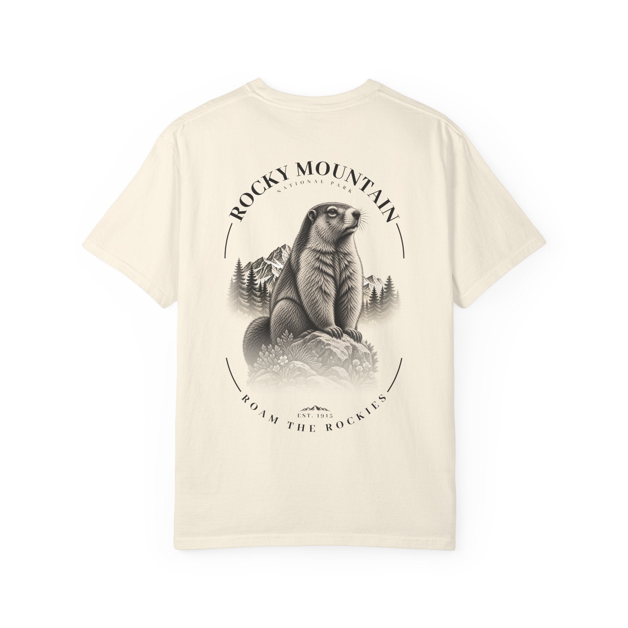 Rocky Mountain National Park Marmot Graphic T-Shirt