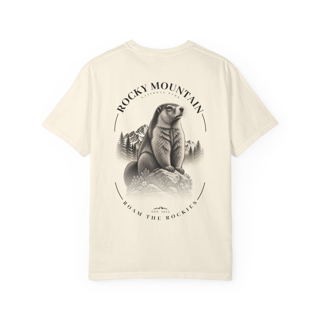 Rocky Mountain National Park Marmot Graphic T-Shirt