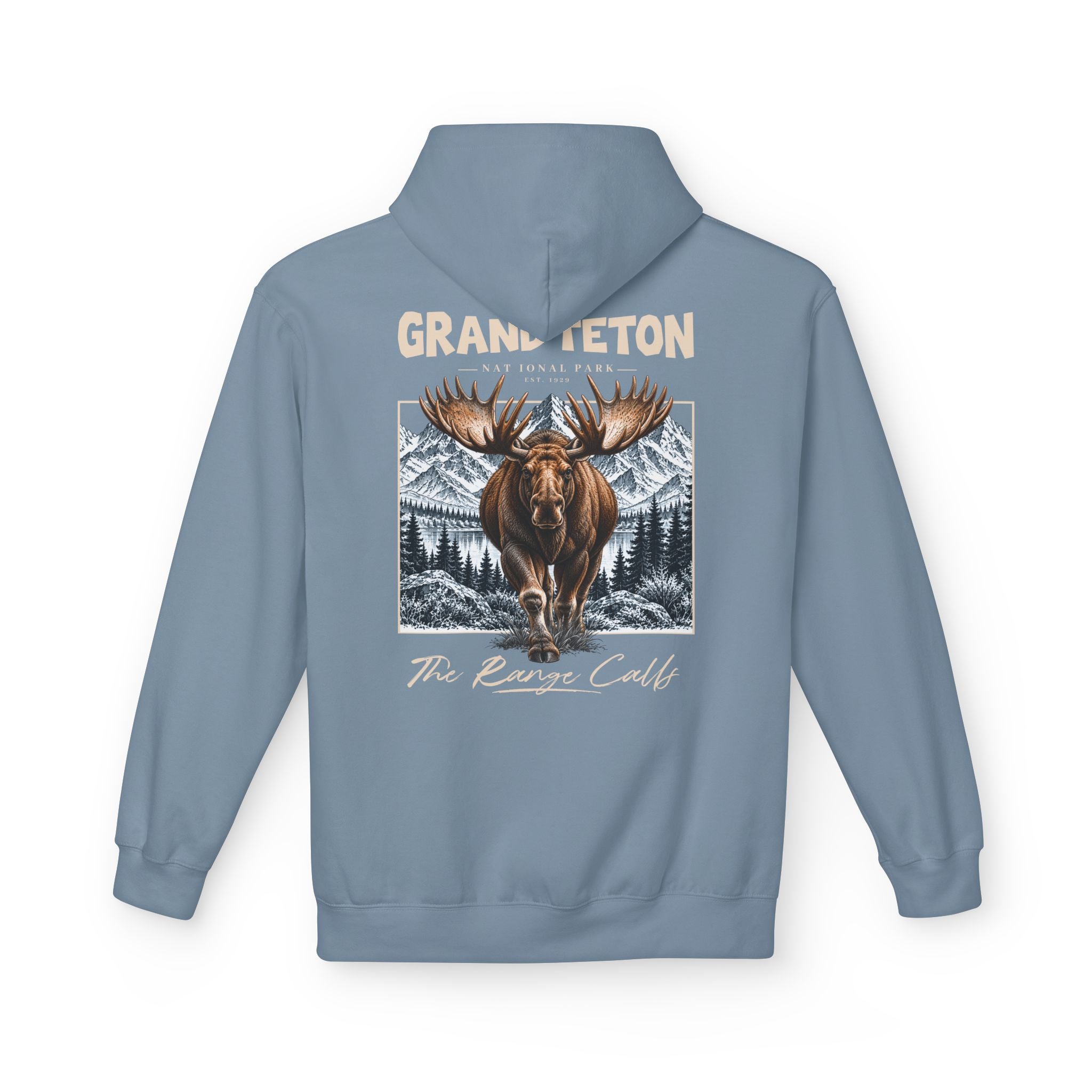 Grand Teton National Park Moose Graphic hoodie