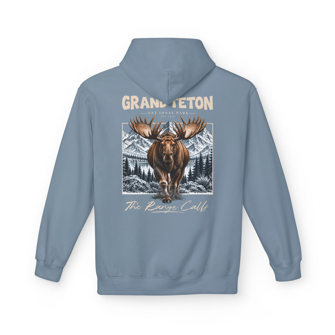 Grand Teton National Park Moose Graphic hoodie
