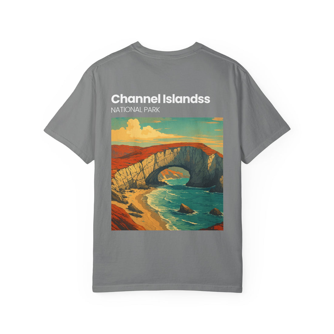 Channel Islands National Park Vintage Poster T-shirt | Coastal Landscape Tee