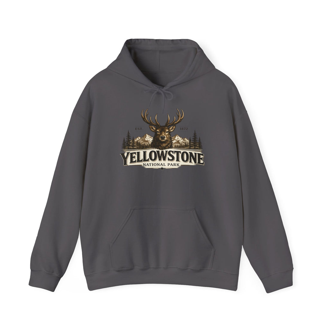 Yellowstone Elk Hoodie – Where the Wild Still Roams