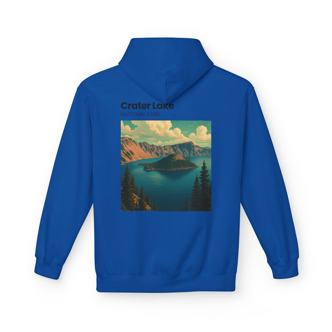 Crater Lake National Park Hoodie | Scenic Vintage Landscape