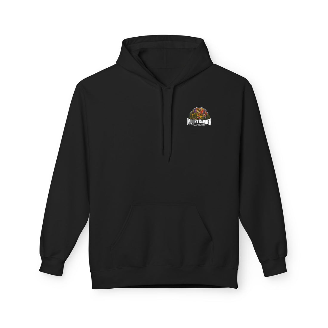 Mount Rainier National Park – Wildflower Meadow Graphic Hoodie