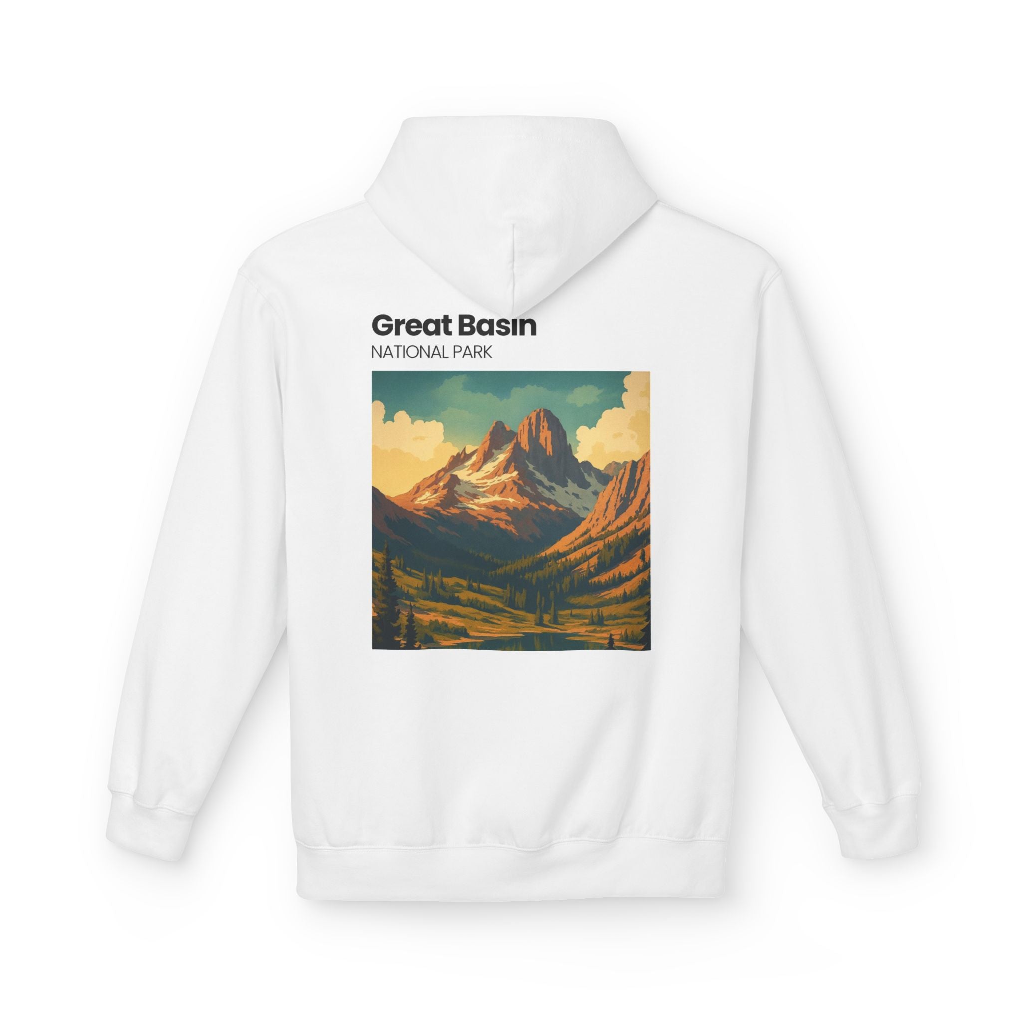 Great Basin National Park Hoodie | Vintage Landscape Pullover