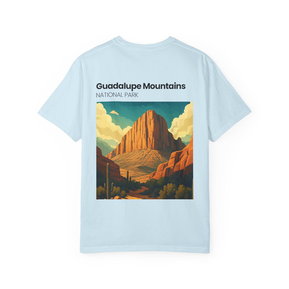 Guadalupe Mountains National Park T-Shirt | Desert Landscape Poster Tee