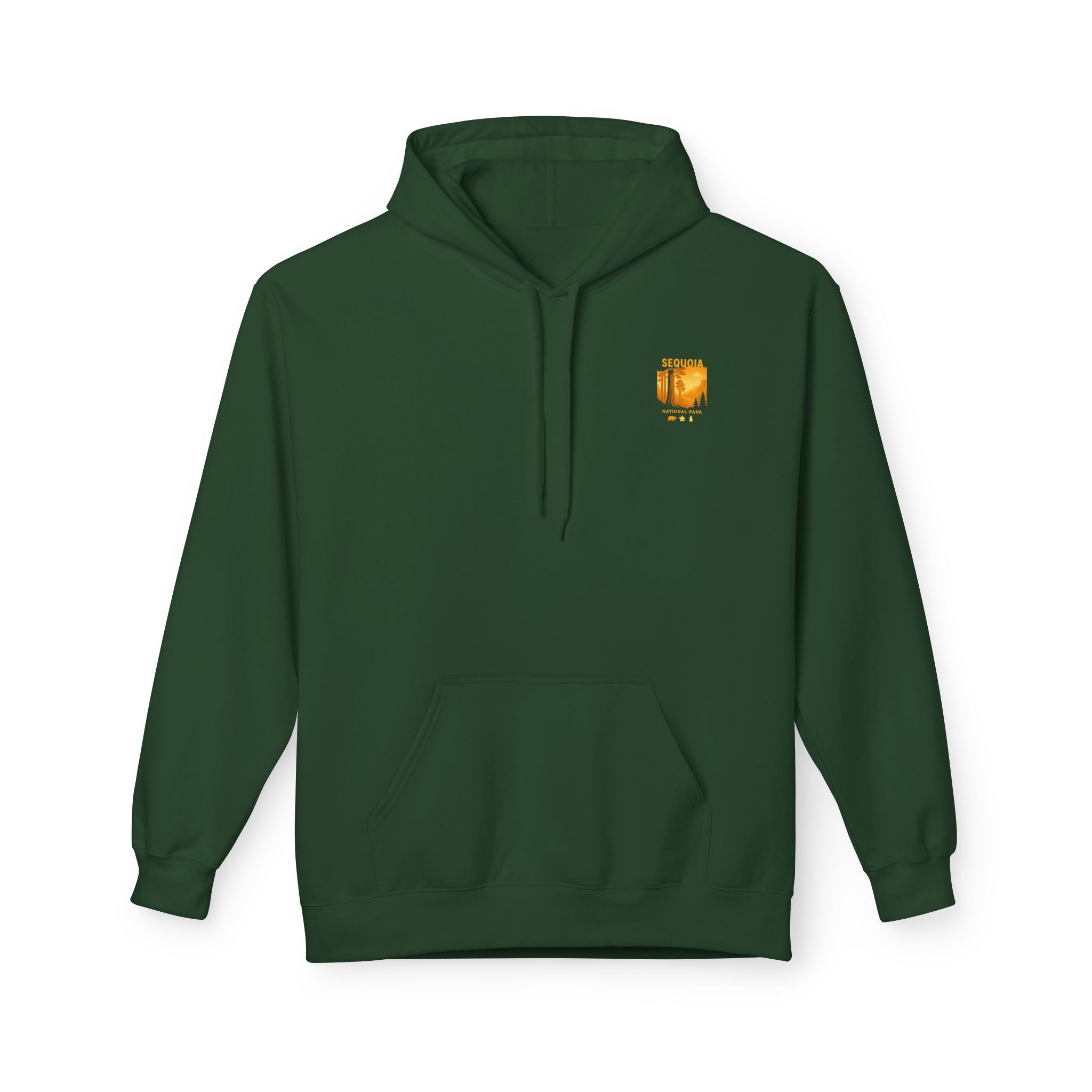 Sequoia National Park Vintage Poster Hoodie | Forest Landscape Sweatshirt