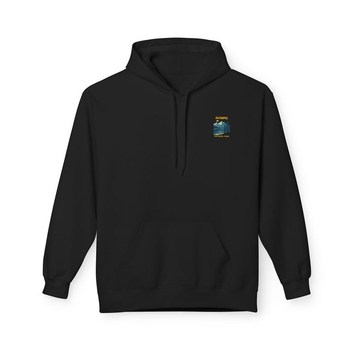 Olympic National Park landscape Hoodie | Mountain Lake Scenic Apparel