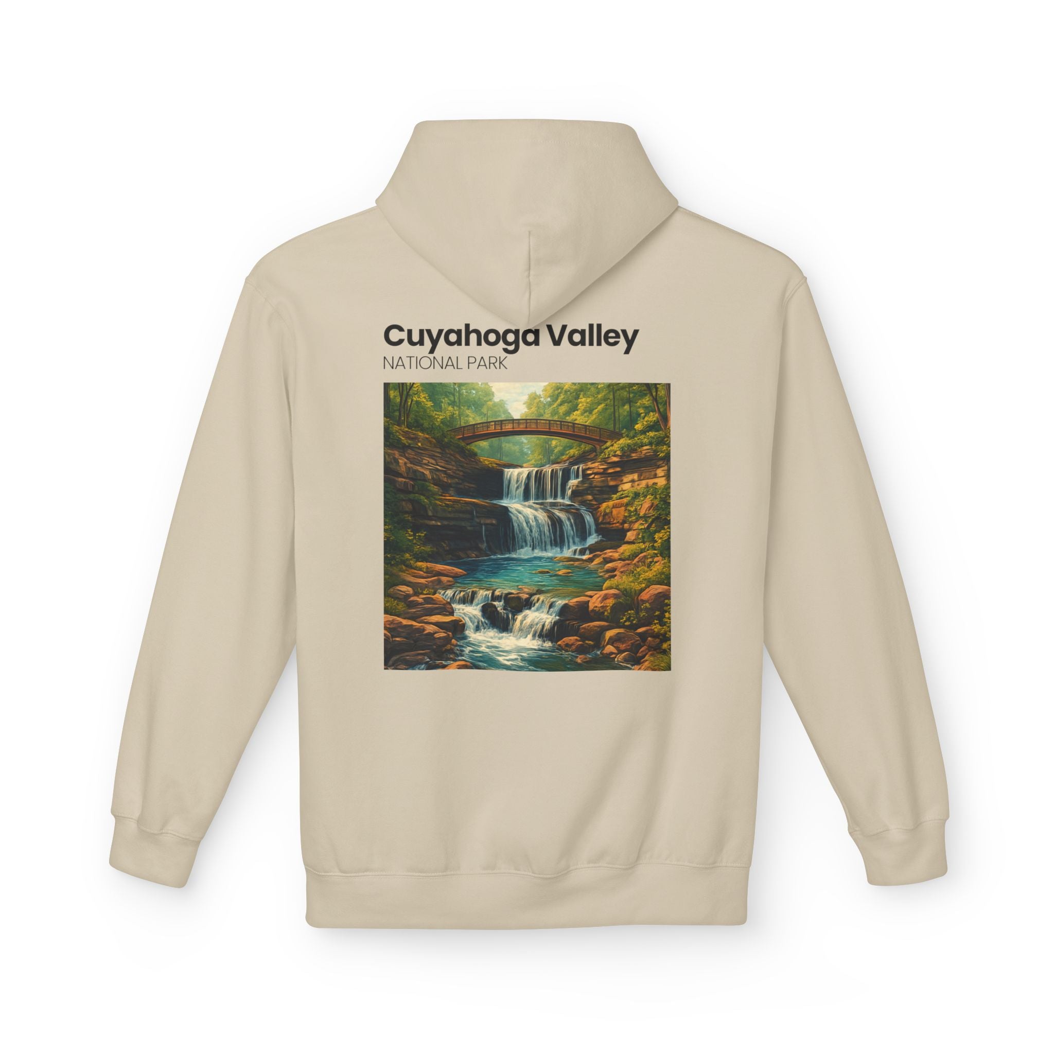 Cuyahoga Valley Waterfall Hoodie | National Park Nature Sweatshirt