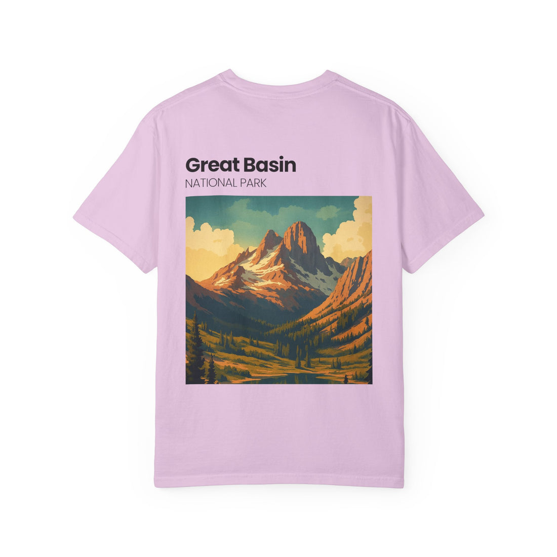 Great Basin National Park Landscape T-Shirt | Mountain Vintage Poster Tee