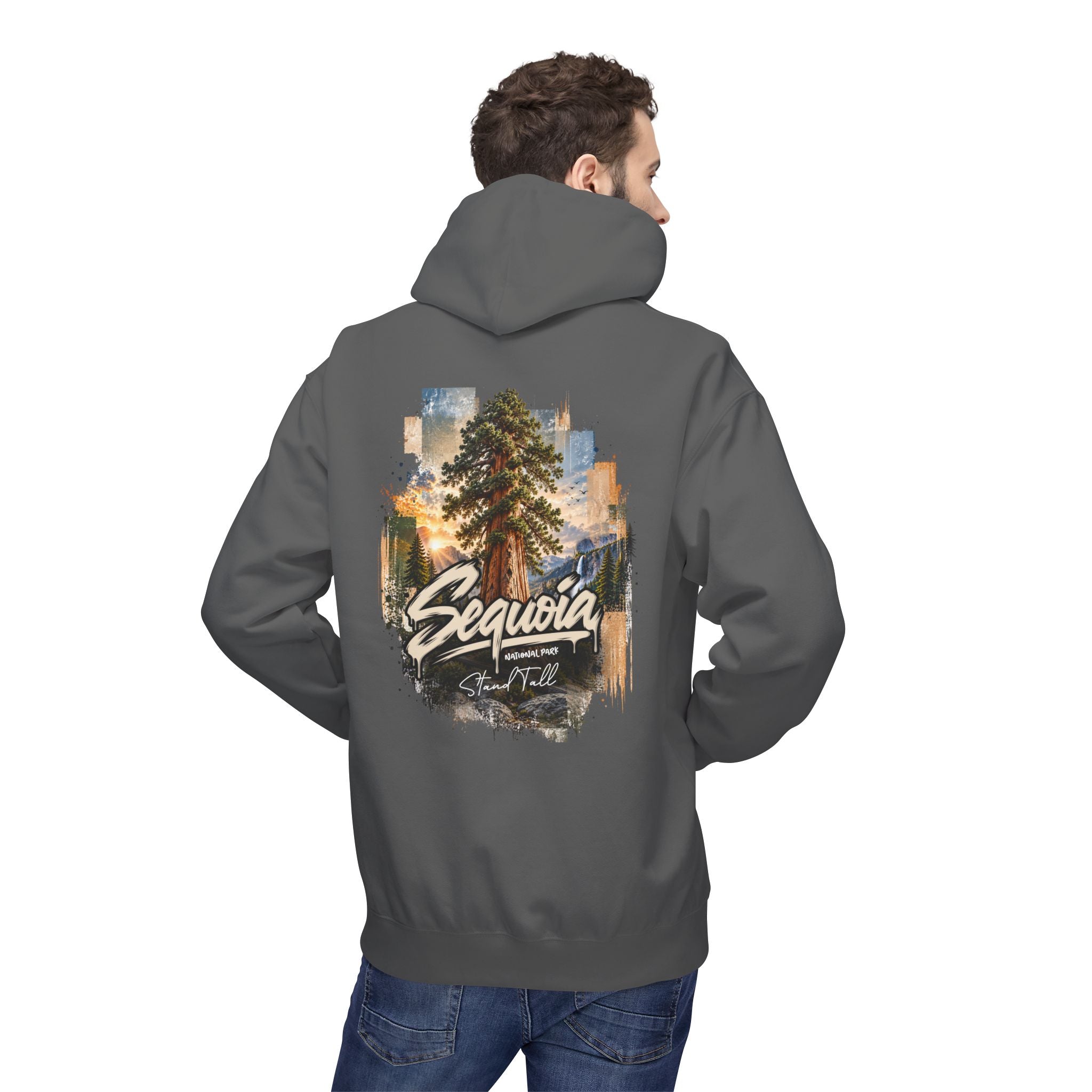 Sequoia National Park – Giant Sequoia Stand Tall Graphic Hoodie