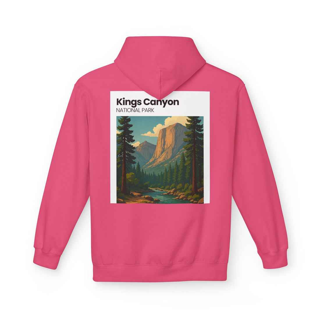 Kings Canyon National Park Hoodie | Vintage Landscape Graphic