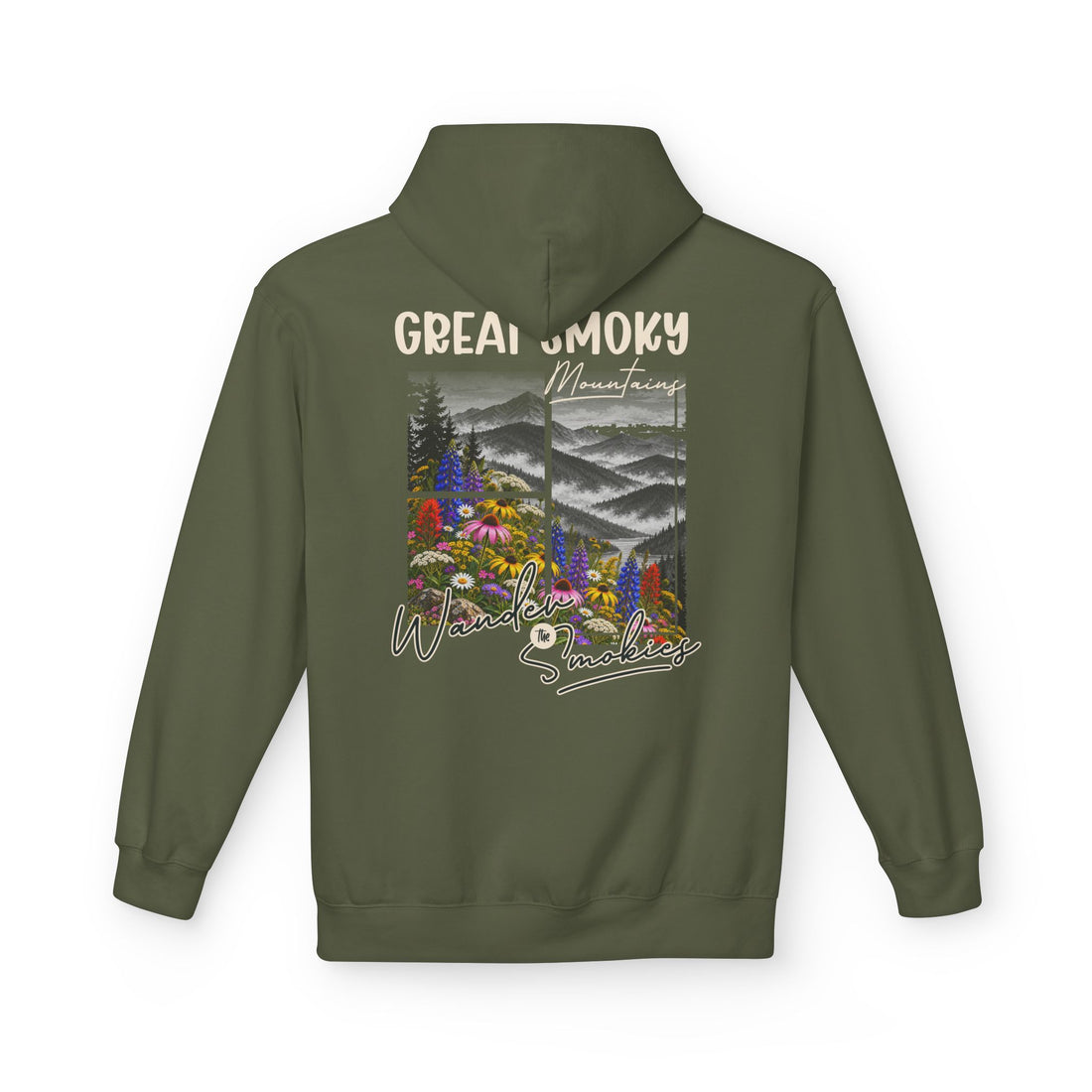 Great Smoky Mountains Wildflowers Graphic hoodie