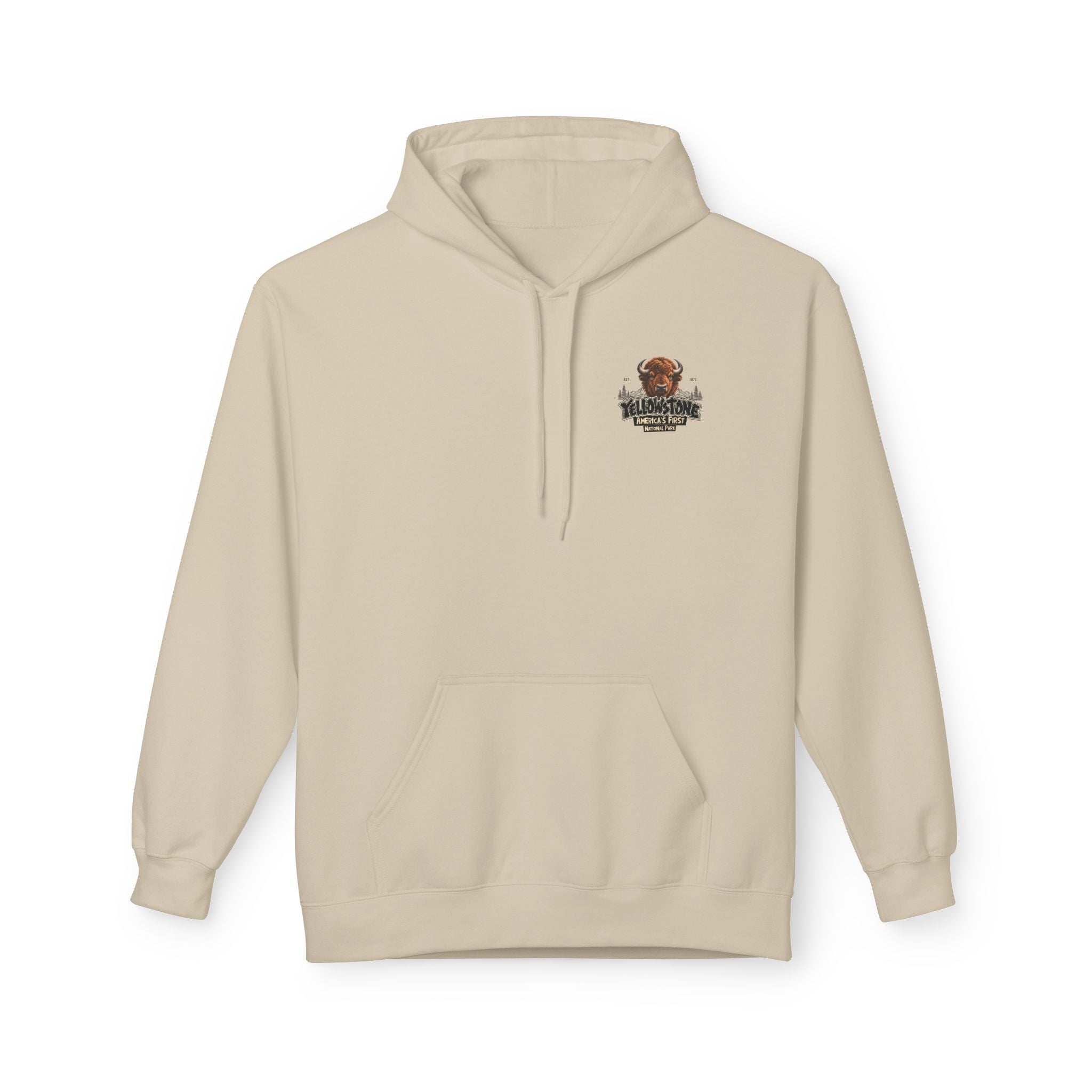 Yellowstone Bison – Where the Wild Still Roams Hoodie