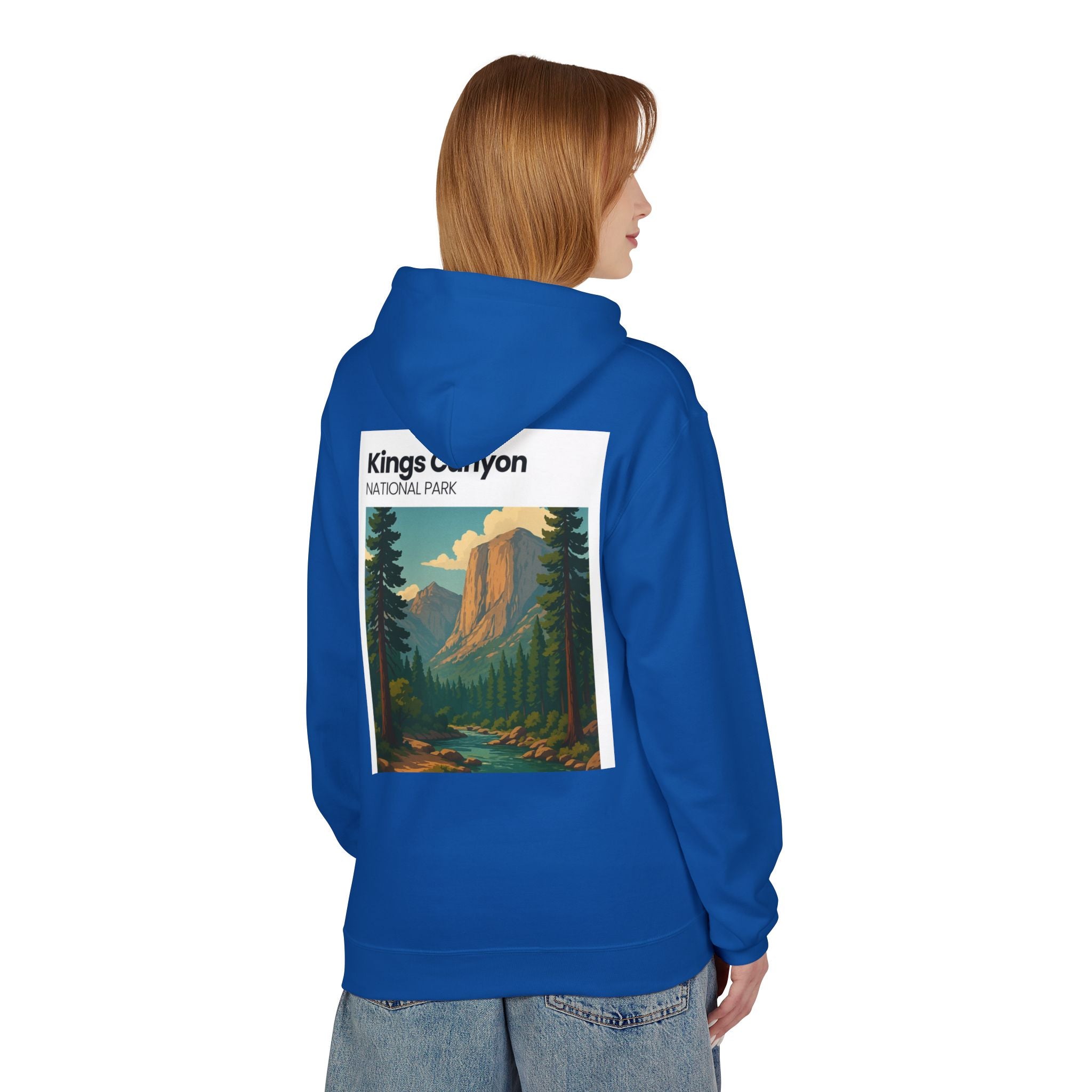 Kings Canyon National Park Hoodie | Vintage Landscape Graphic