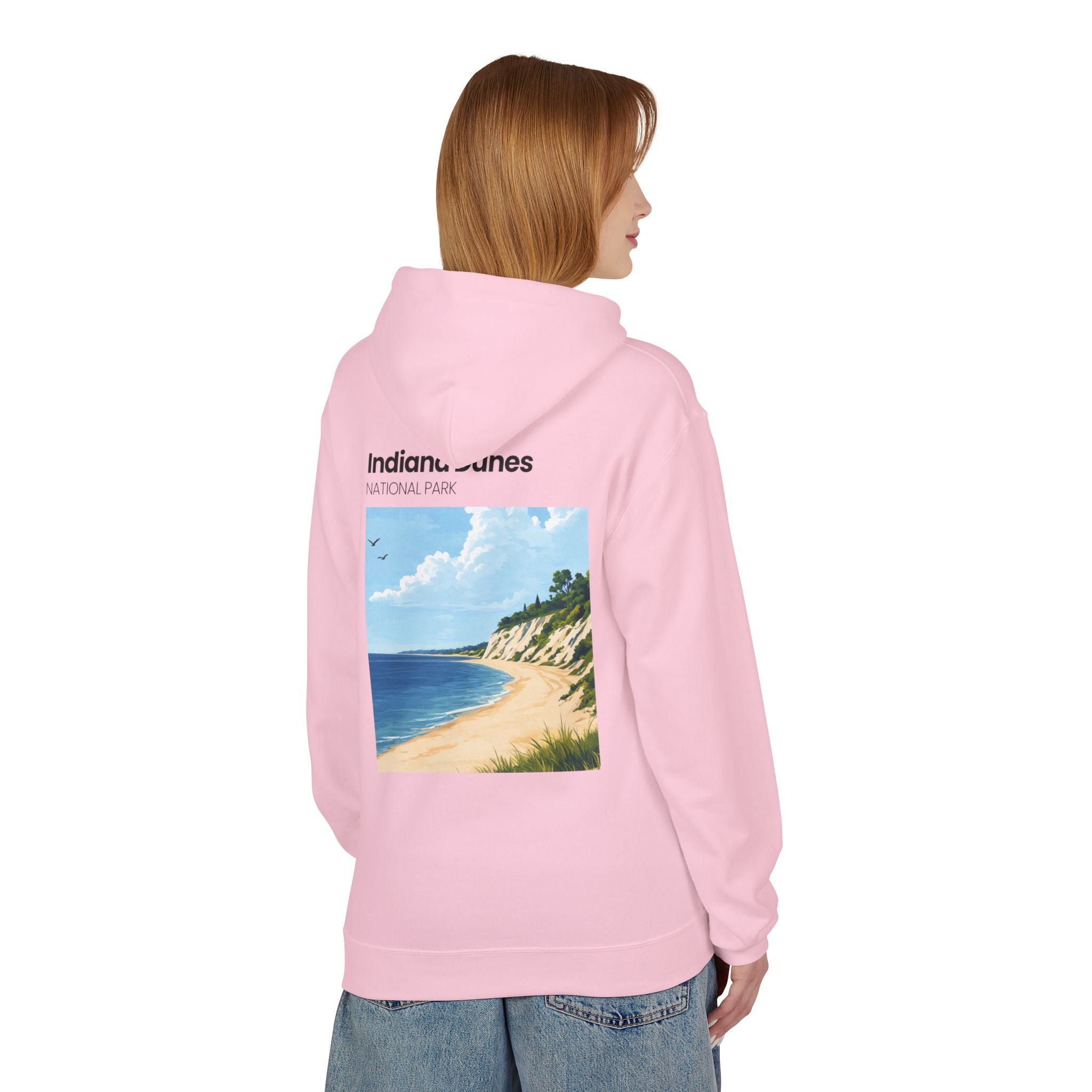 Indiana Dunes National Park Beach Hoodie | Vintage Travel Scenic Sweatshirt