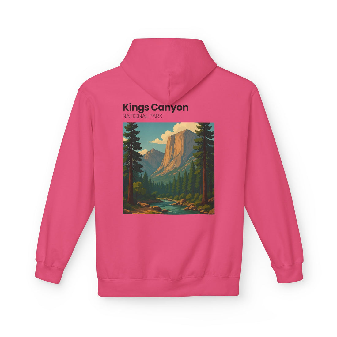 Kings Canyon National Park Hoodie | Vintage Landscape Graphic