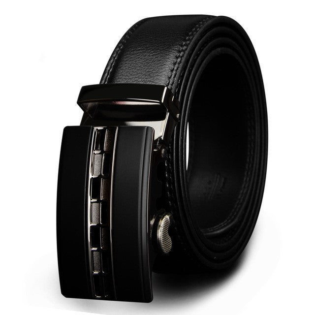 Business fashion casual two-layer leather belt