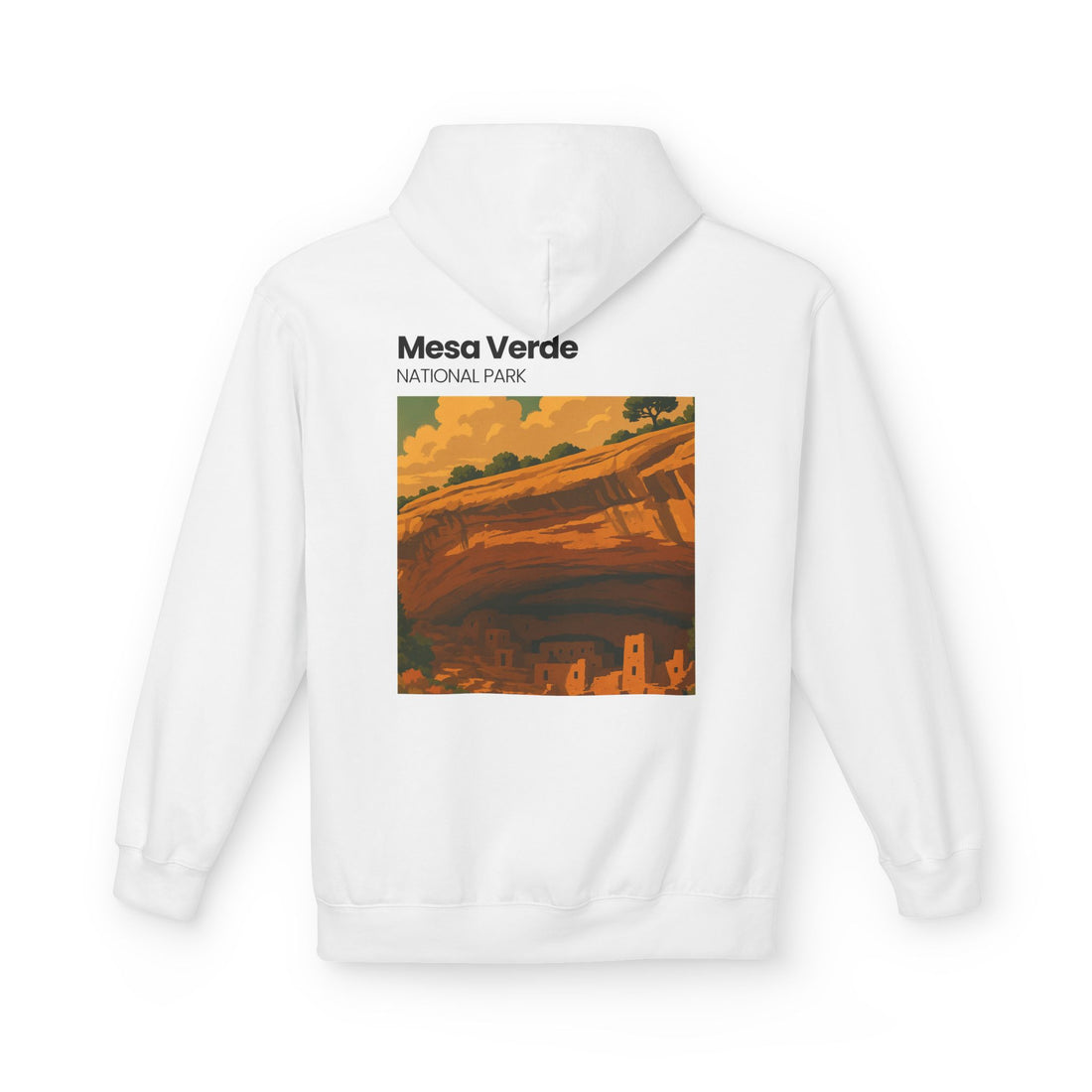 Mesa Verde National Park Hoodie | Cliff Dwelling Landscape Print