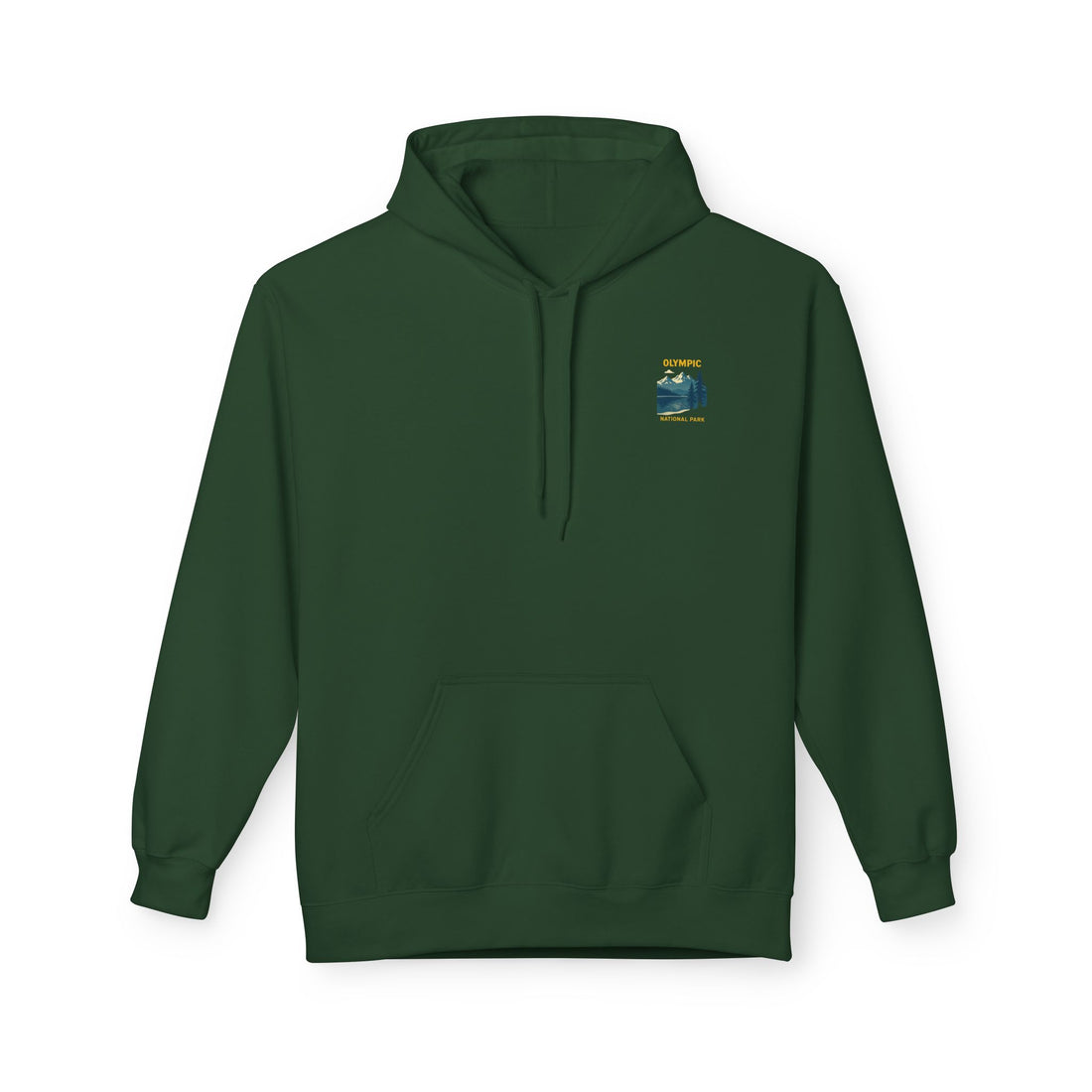 Olympic National Park landscape Hoodie | Mountain Lake Scenic Apparel