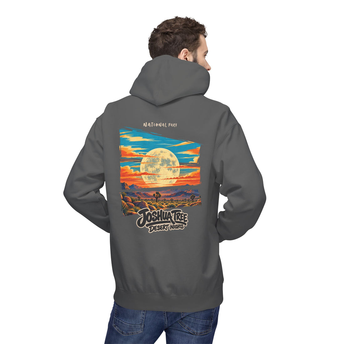 Joshua Tree National Park – Moon Graphic Hoodie