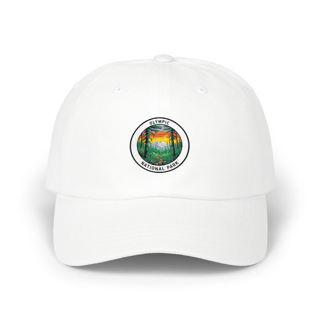 Vintage National Park Badge Dad Cap | Retro Outdoor Logo Hat